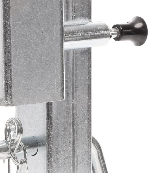 Actual product image XPOtool 2x Pivot Support Foot 350mm up to 1300kg Made of Steel for Trailers with Fixation Material