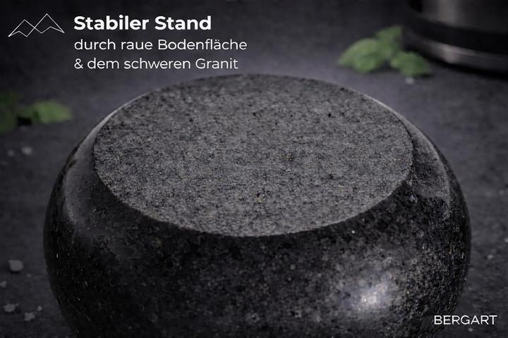 Produktbild Granit-Mörser mit Stössel