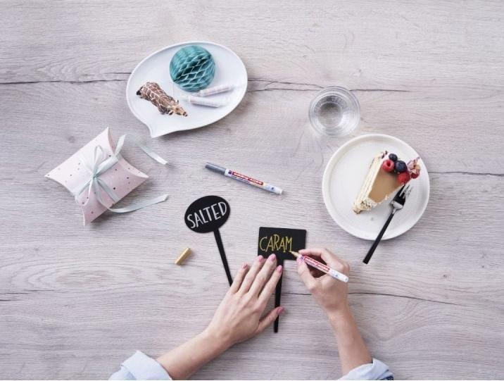 Immagine prodotto Edding Pennarello a gesso (Nero, 1 mm, 1 x)