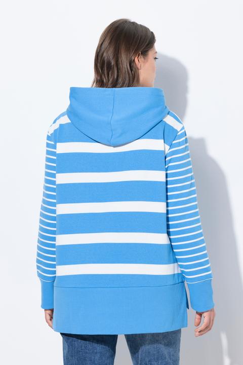 Actual product image Laurasøn Hooded Striped Long-Sleeve Sweatshirt (52)