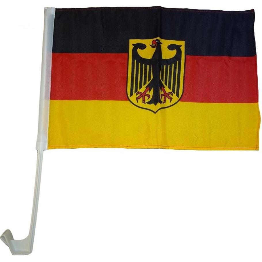 trends4cents Autoflagge Deutschland Adler 30 x 40 cm Auto Flagge Fahne Autofahne Fensterflagge Fan (30 x 40 cm) (32205157)