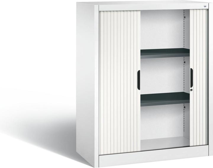 Actual product image C+P Roller shutter cabinet with horizontal blind (100 x 42 x 123 cm)