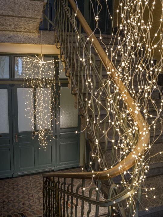 Actual product image Fascinating Lights Angel Waterfall 220 silver (2.20 m)