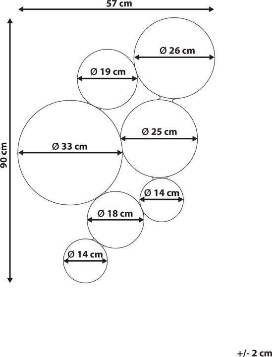 Immagine prodotto Beliani Laxou (57 x 57 cm)
