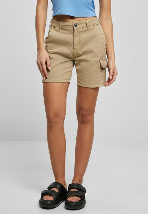 Actual product image Urban Classics Ladies High Waist Cargo Shorts (33)