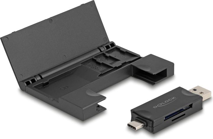 Delock Card Reader USB 5 Gbps USB Type-C / Type-A for SD and (USB-C 3.2 Gen 1)