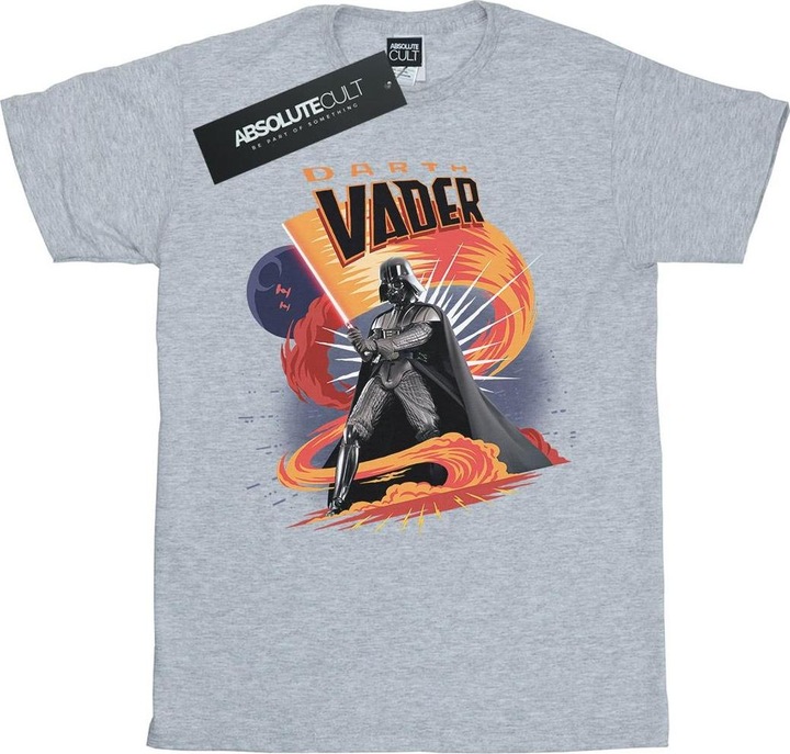 Immagine prodotto Star Wars Darth Vader Swirling Fury Maglietta Uomo (L)