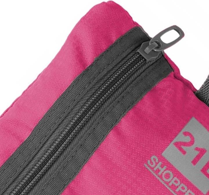 Actual product image Dunlop - Foldable shopping bag (pink) (21 l)
