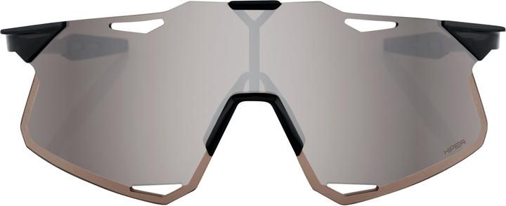 Actual product image 100% Glasses Hypercraft Gloss (Black, Silver)