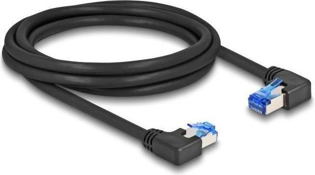 Produktbild Delock RJ45 Netzwerkkabel Cat.6A S/FTP rechts / links gewink (S/FTP, CAT6a, 2 m)