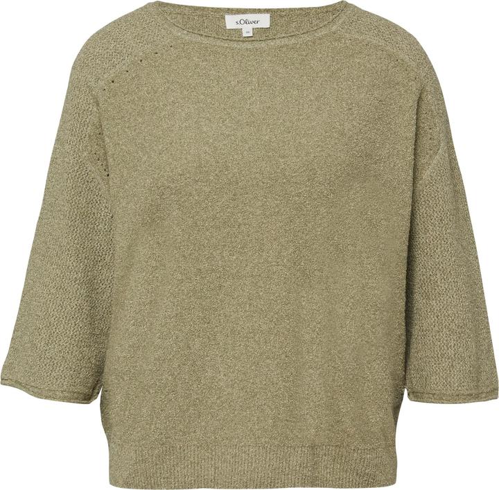 Produktbild s.Oliver Strickpullover Hochwertiger Strickpullover im Relaxed Fit aus Baumwollmix (34)