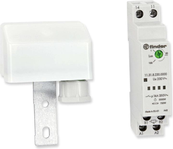 Produktbild Finder Dämmerungsschalter 1-100Lux 16A 230VAC 11.31.8.230.0000