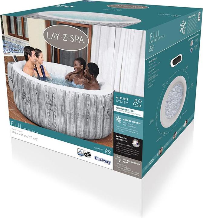 Actual product image Bestway Lay-Z-Spa® 71 x 26/1.80m x 66cm Fiji (4 pers.)