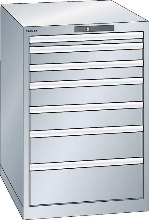 Produktbild Lista Schubladenschrank, 7 Schubladen (56.40 cm, 85 cm)