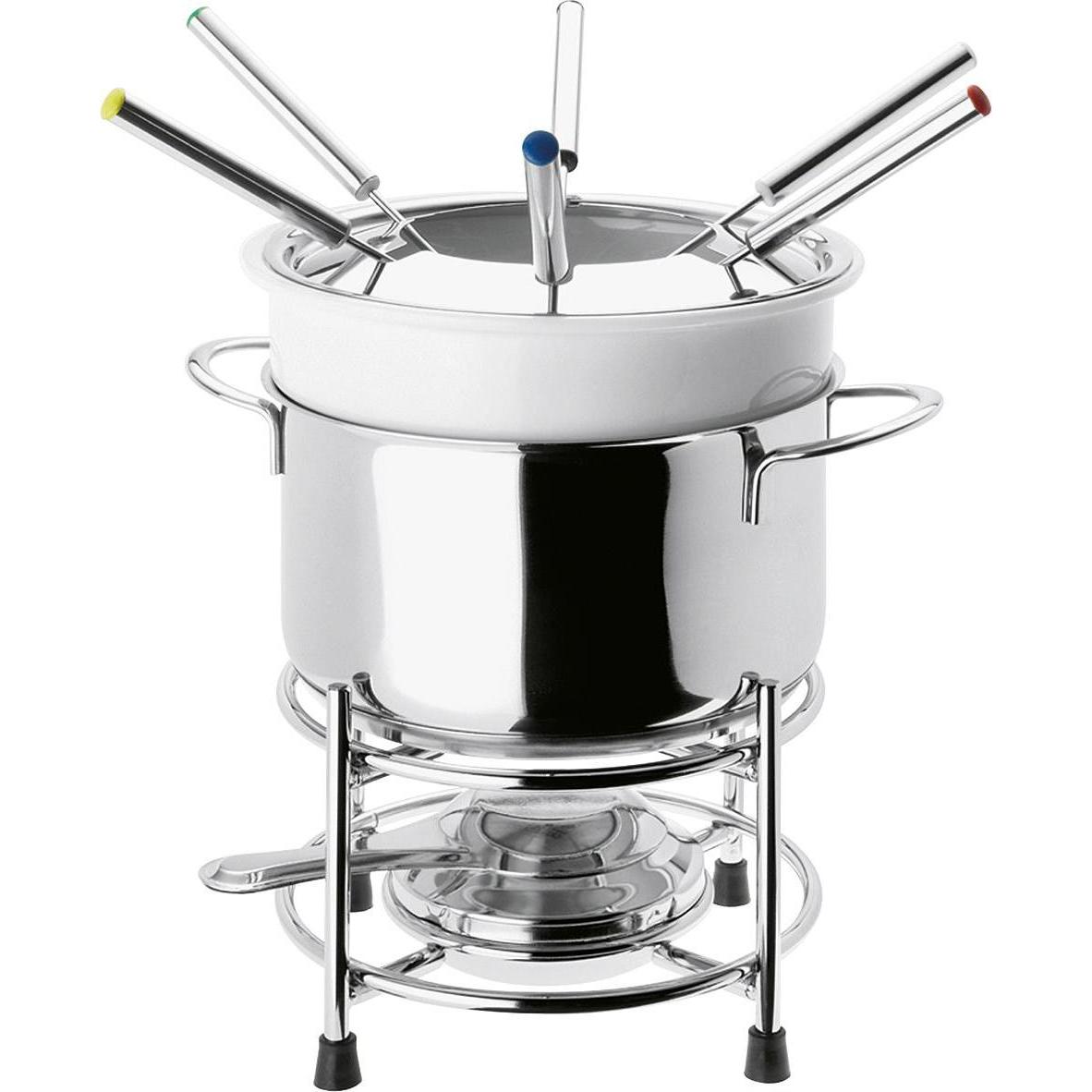 Beka Fondue Set 'Roma', Fondue Set, Silber