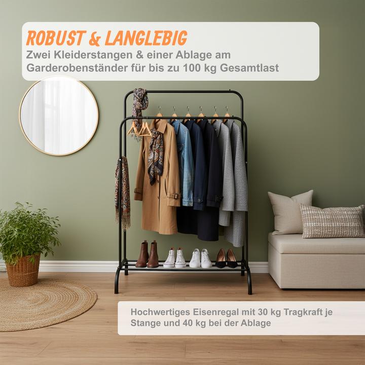 Actual product image Relaxdays coat rack