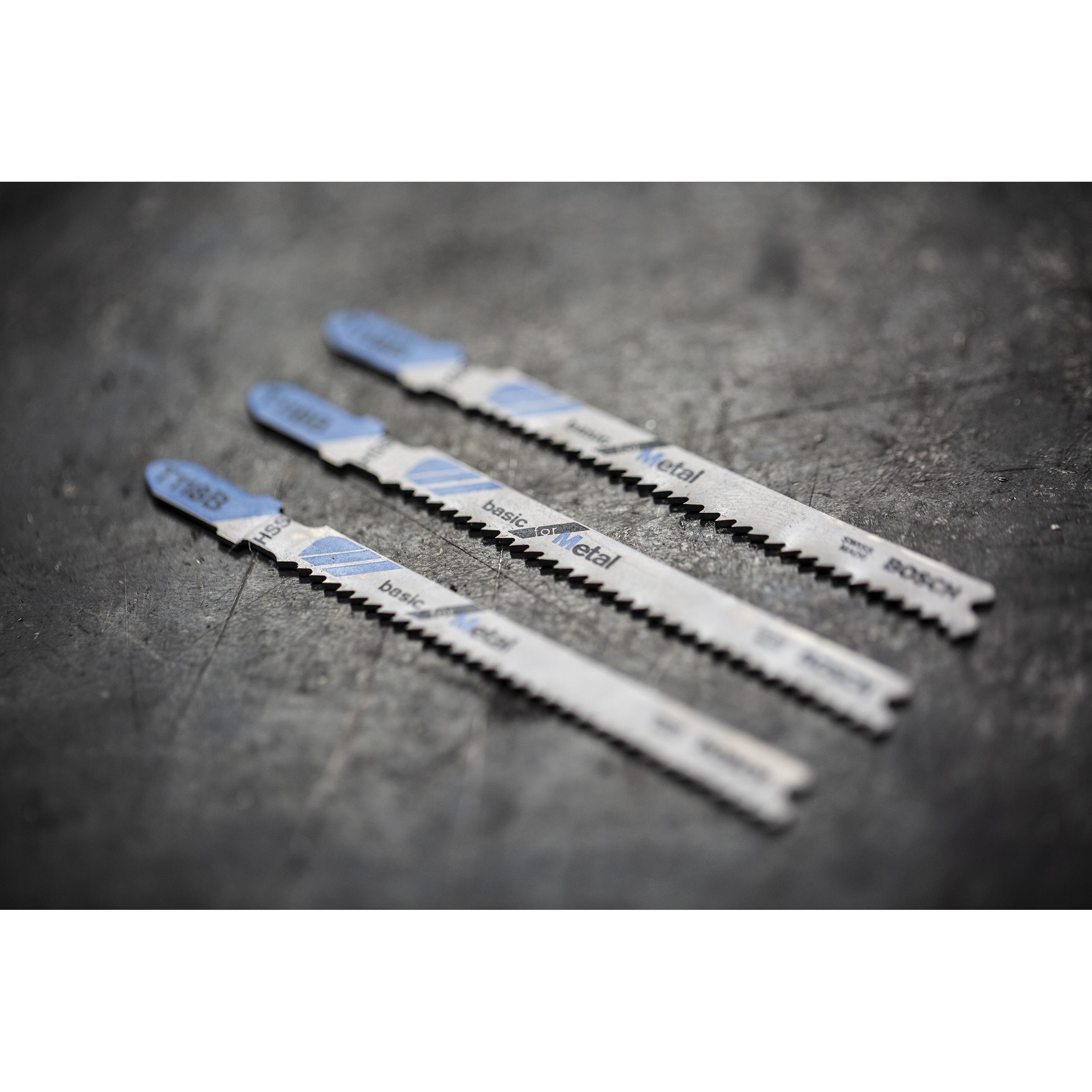 Thumbnail - Bosch Professional Zubehör, Sägeblatt, Stichsägeblatt T 118 B Basic for Metal, 3er-Pack