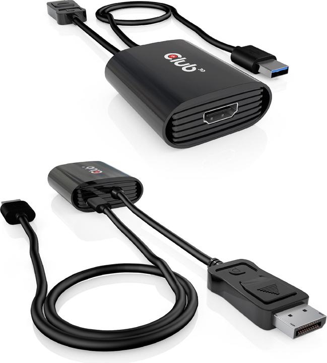 Actual product image Club 3D Adapter DP 1.4 to HDMI 4K120Hz HDR Active Adapter (HDMI, 6.20 cm)