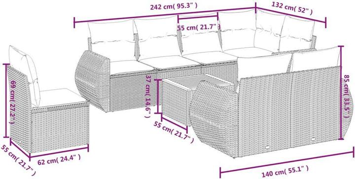 Produktbild vidaXL Taytum