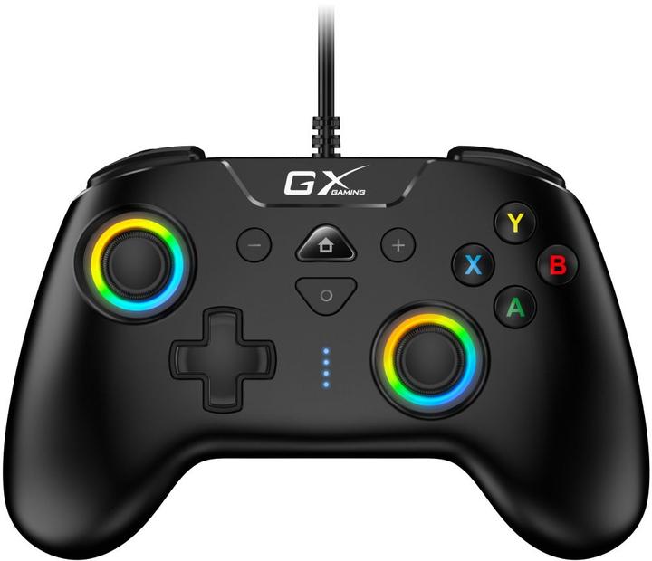 Produktbild Genius GX-23UV Gamepad Schwarz (Android, PC, PS3, PS4, Switch)