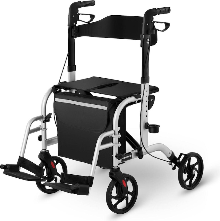 Uniprodo 2-in-1 rollator