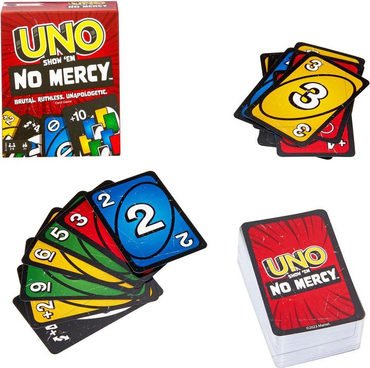 Produktbild Mattel Games Uno No Mercy (Italienisch, Deutsch, Französisch, Englisch, Spanisch)