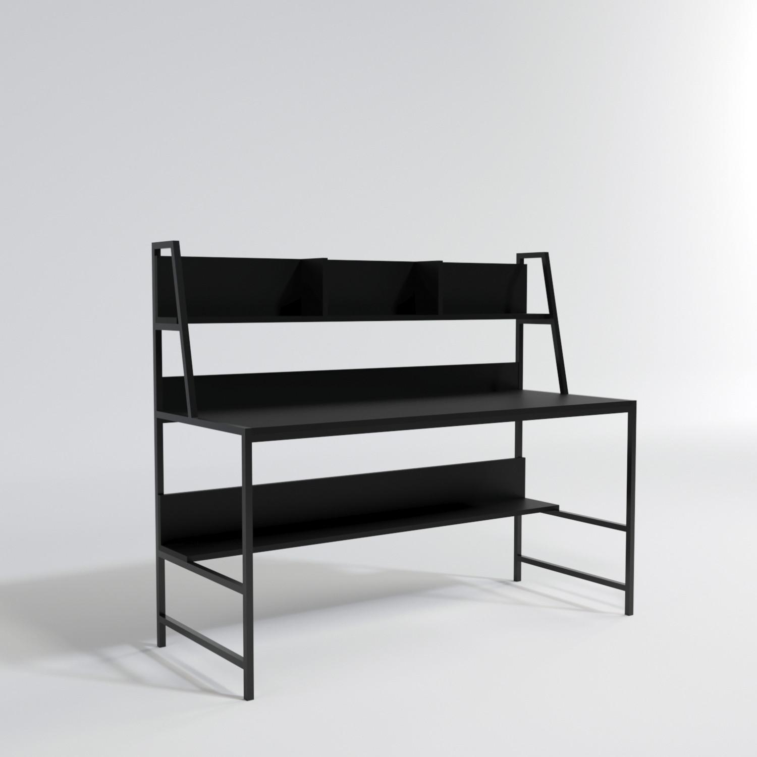 Thumbnail - Kalune Design, Schreibtisch, Ariella (145 x 140 x 60 cm)
