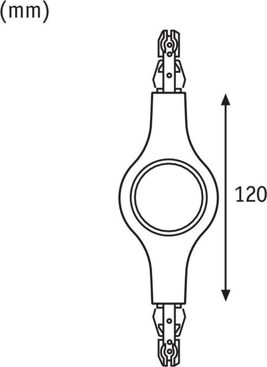 Actual product image Paulmann URail LED line connector