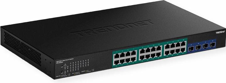 Trendnet 28-poorts Gigabit Web Smart PoE+ Switch w. SFP+ (28 ports)