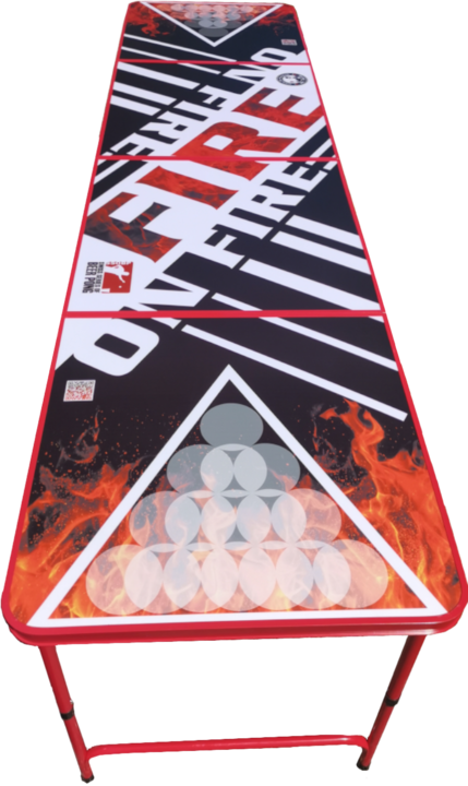 Produktbild MrPong SSOBP PRO ON FIRE Beer Pong Tisch