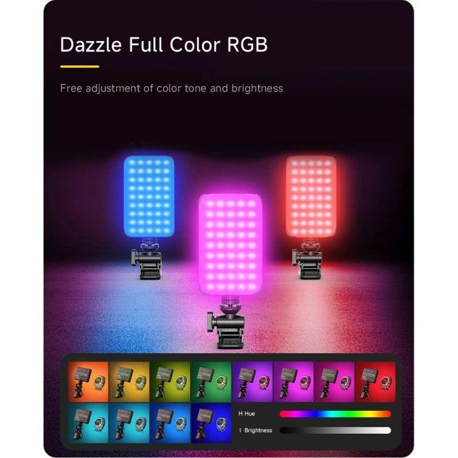 Actual product image Old Shark D10s Portables RGB LED Flash Licht mit 129 LEDs (Video light)