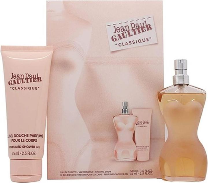 Actual product image Gaultier Classique Geschenkset 50ml EDT + 75ml Body Lotion (Perfume set)