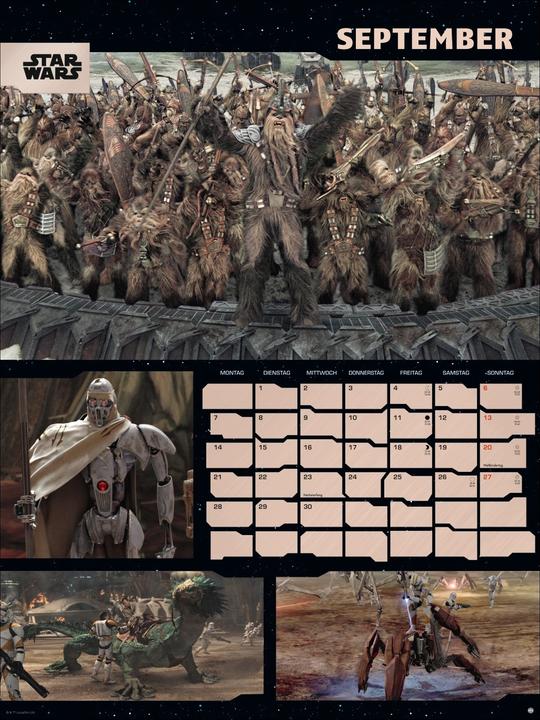 Actual product image Star Wars Broschur XL Kalender 2026 (45 x 60 cm)