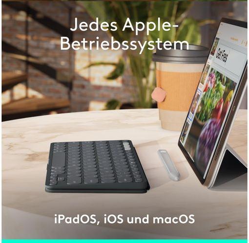 Produktbild Logitech Keys To Go 2 for iPad (CH, Kabellos)