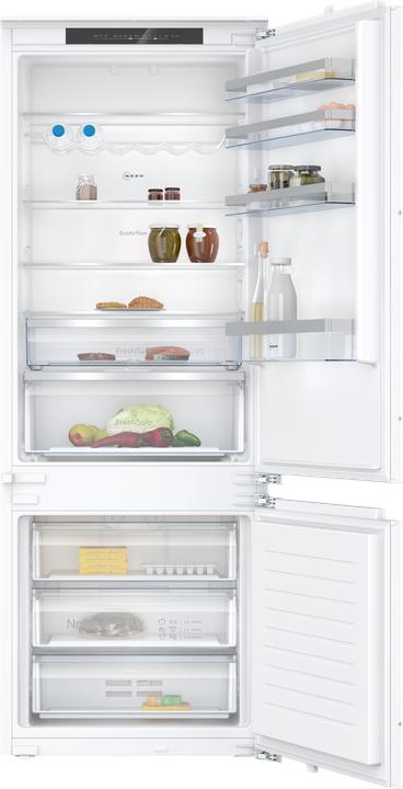 Actual product image Neff N 50, built-in fridge-freezer with bottom freezer compartment, 193.5 x 70.8 cm, flat hinge, KB7962F (383 l)