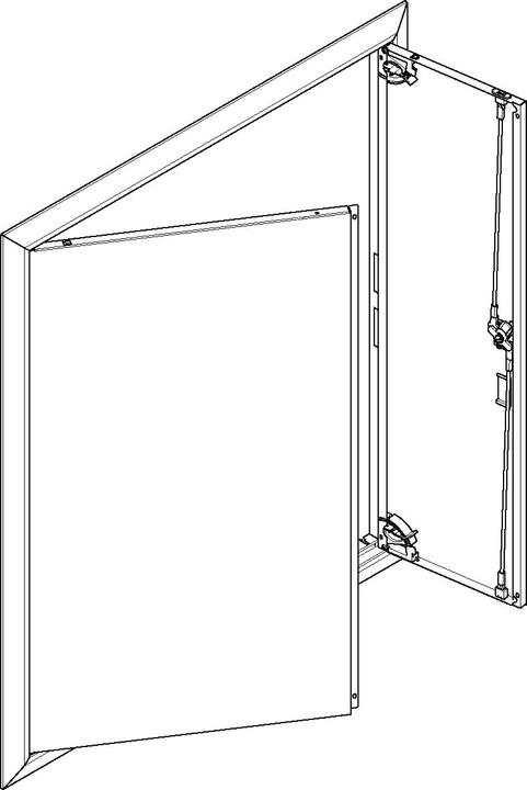 Produktbild ABN Blendrahmen mit Volltür fuerUP/HW-Flachverteiler 3x5-reihig GBRU35T