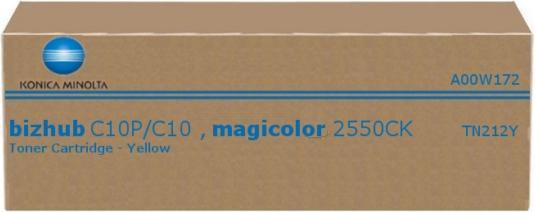 Produktbild Konica Minolta A00W172TN-212 Y Toner gelb 4.500 Seiten Gelb Bizhub C 10 10 P X (Y)