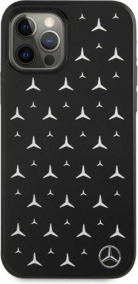 Immagine prodotto Mercedes MEHCP12LESPBK Custodia rigida per iPhone 12 Pro Max 6,7" in argento con motivo a stelle, colore nero (Apple iPhone 12 Pro Max)