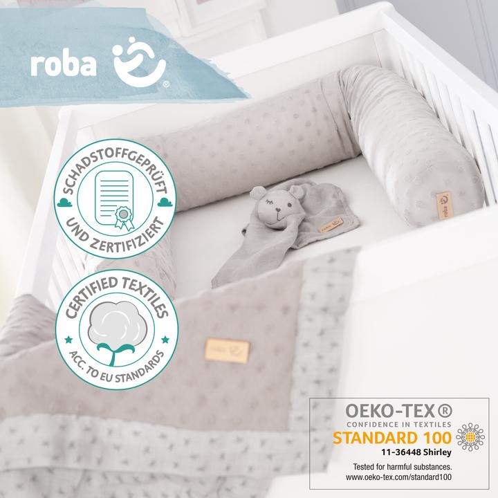 Actual product image Roba Gift set baby cuddle and play Lil Planet gray