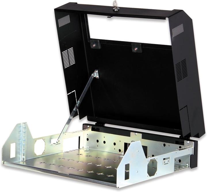 Productafbeelding Digitus wandkast 48,3 cm 19inch Slim Line 5U montage-optie 2U verticaal 3U horizontaal sc... (5 HE, 19 inch rek)