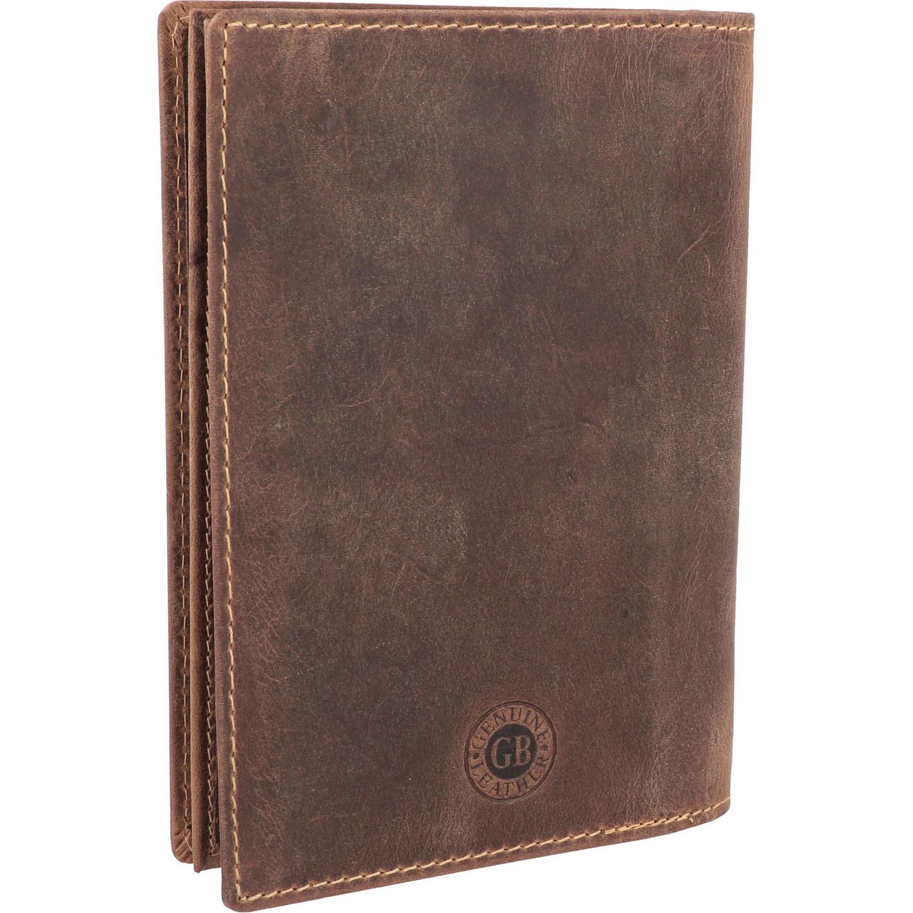 Thumbnail - Greenburry, Damen, Portemonnaie, Vintage Dokumenten Etui Leder 12 cm, Mehrfarbig