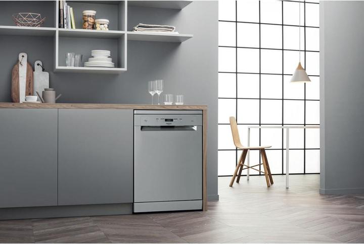 Actual product image Hotpoint HFC 3C41 CW X Dishwasher, C, Free standing, Width 60 cm, 14 place settings, Inox