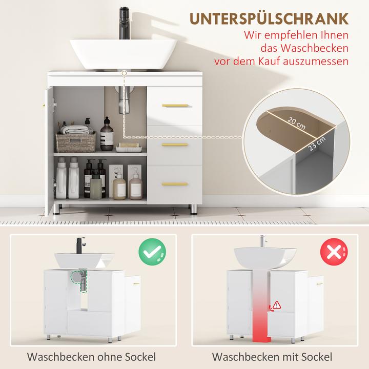 Produktbild Homcom Badezimmerschrank (75 x 30 x 65 cm)