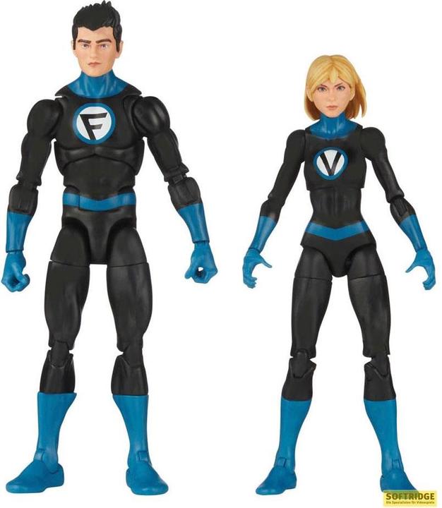 Produktbild Hasbro Fantastic Four Marvel Legends Actionfiguren 2er-Pack Franklin Richards und Valeria Richards 15 cm