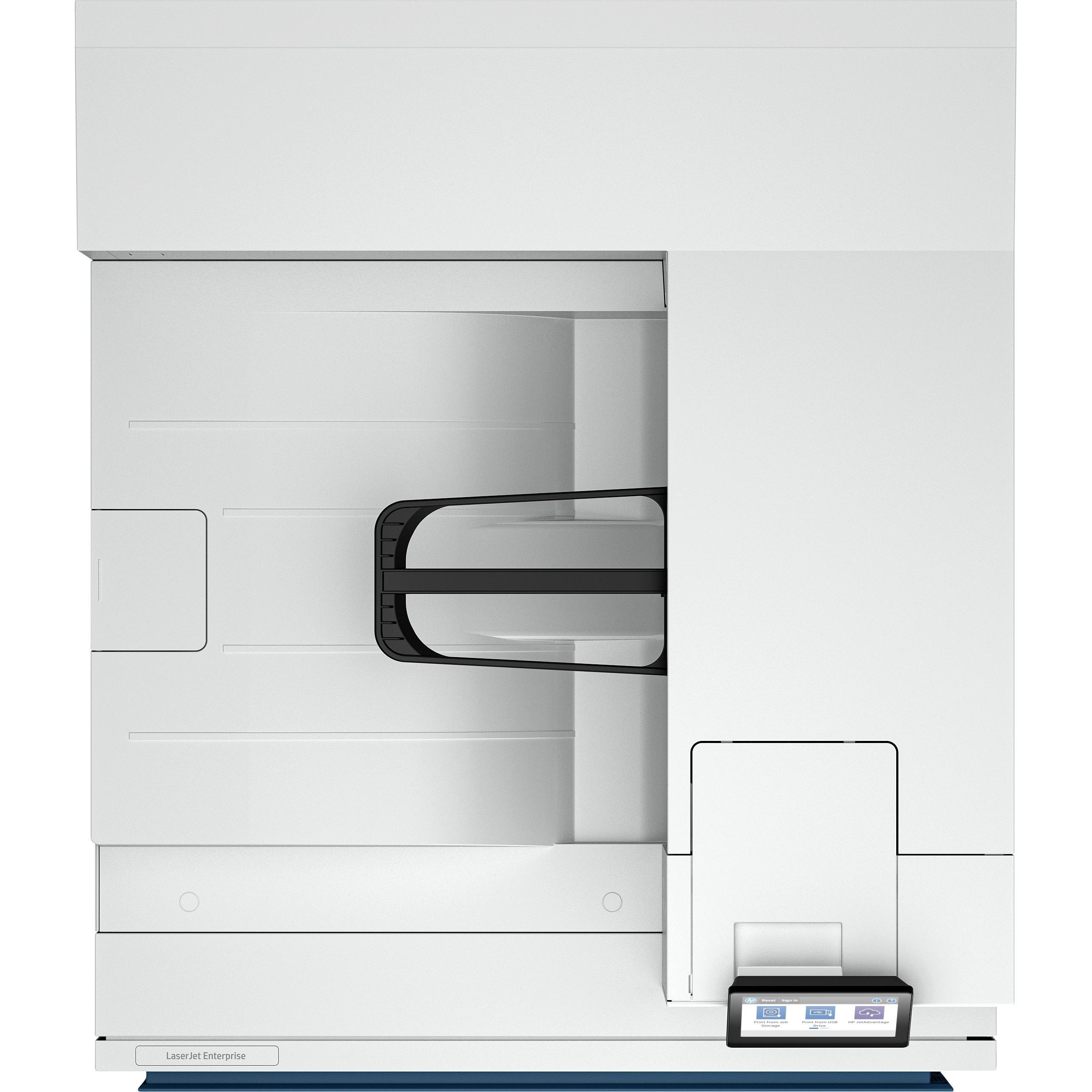 HP LaserJet Enterprise 8501DN Printer Eu (Laser, Schwarz-Weiss), Drucker, Weiss, Blau