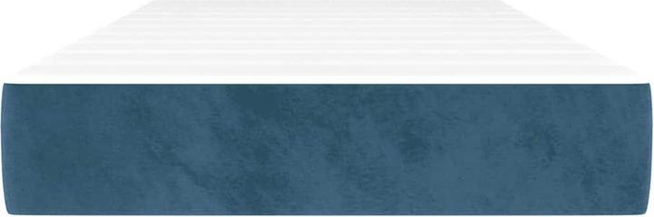 Image du produit vidaXL Taschenfederkernmatratze Dunkelblau Samt (80 x 220 cm, Noyau de printemps)