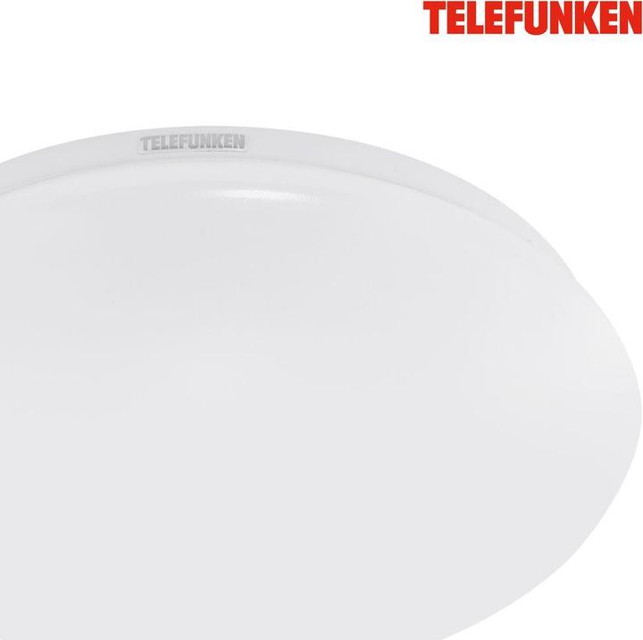 Produktbild Telefunken LED Sensor Deckenleuchte IP44 15W 1500m 4000 K neutralweiss HxØ 95/280 mm weiss (1500 lm)