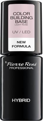 Pierre Rene Professional Pierre Rene Hybrid Color Building Base Uv Led 01 Light Rose - 6ml (Light Rose, Base Coat)