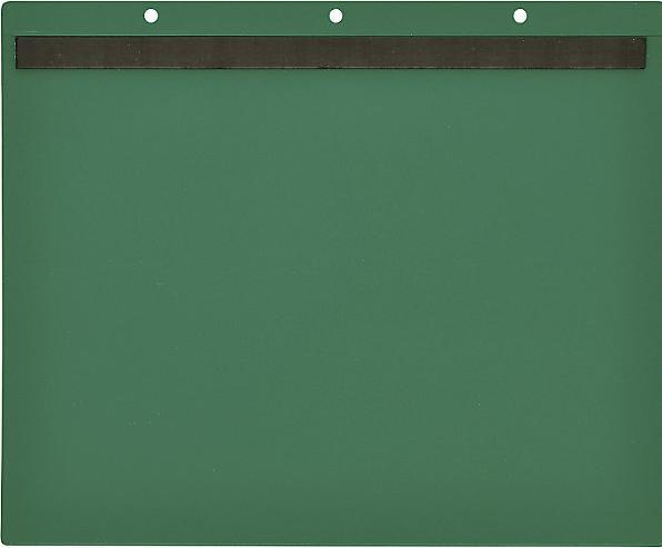 Actual product image Valdemar Krog Document pouches, with magnetic strips, pack of 50, WxH 305 x 230 mm, A4, green. (A4, 50 Piece)