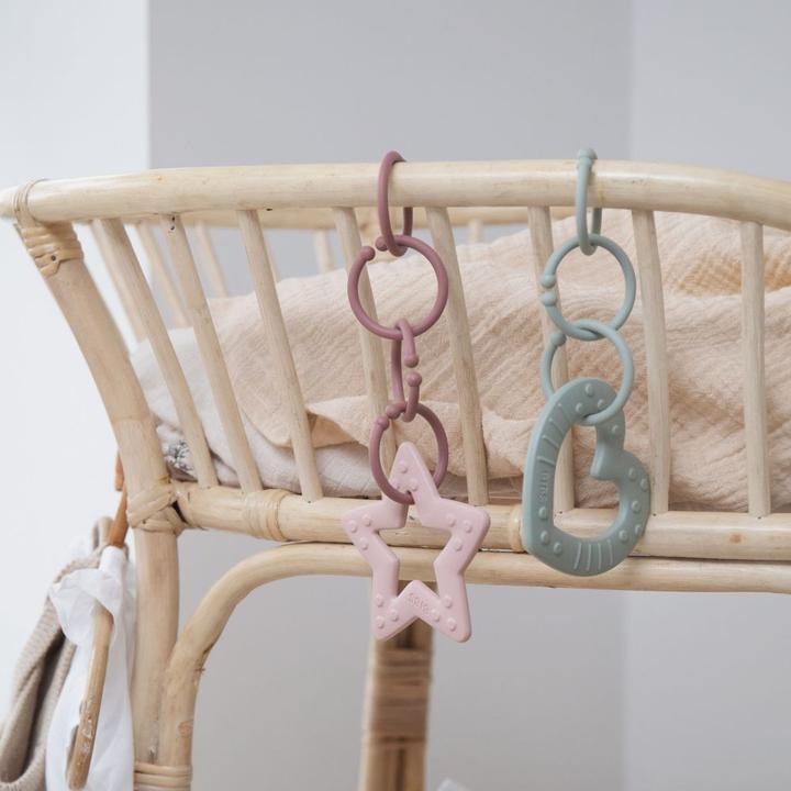 Produktbild Bibs Beissring Baby Bities Herz, Sage